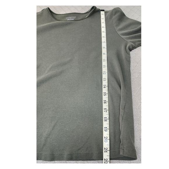 Christopher & Banks Olive Green Blouse women's size Small - Picture 8 of 8